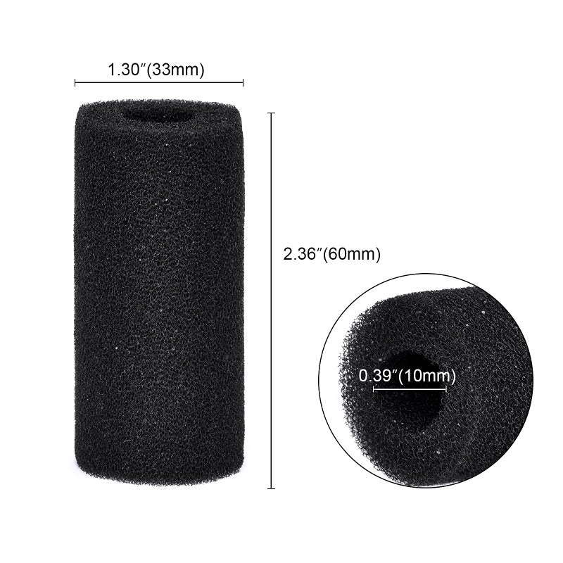 WEAVERBIRD 4PCS Pre-Filter Foam Sponge Roll Aquarium Filter Intake Cover for Aquarium Fish Tank (Small) - Image 2